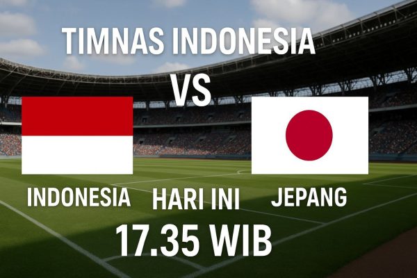 Jadwal Timnas Indonesia vs Jepang Kick Off 17.35 WIB, Tanggal dan Venue Pertandingan